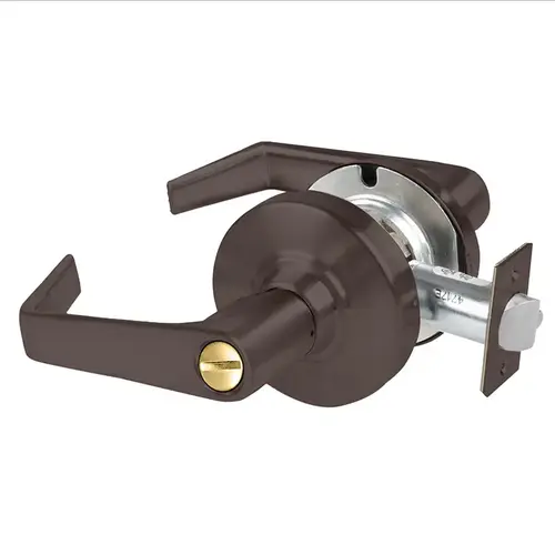 ALX Series Grade 2 Privacy Saturn Lever Lock with 47267038 Springlatch and 47267101 ANSI Strike Oil Rubbed Bronze Finish