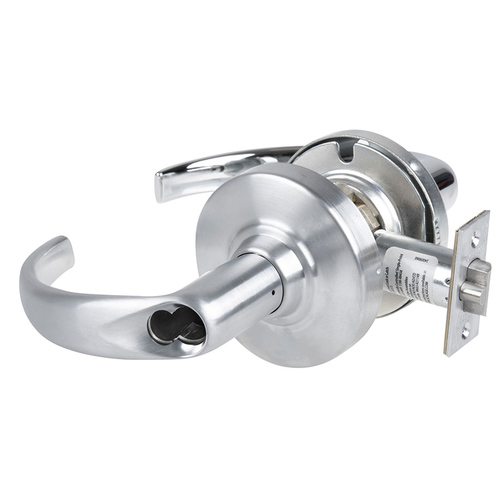 Cylindrical Lock Satin Chrome Anti-Microbial