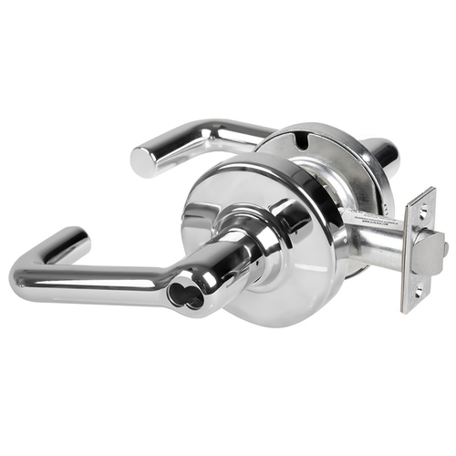 Grade 1 Classroom by Storeroom Lock, Tubular Tactile Lever, SFIC Prep Less Core, Bright Chrome Finish, Non-Handed Bright Chrome