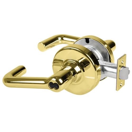 Cylindrical Lock Bright Brass