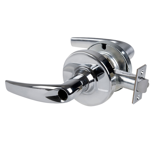 Cylindrical Lock Bright Chrome