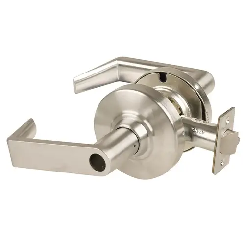 Lock Electric Cylindrical Lock Satin Nickel Plated Clear Coated