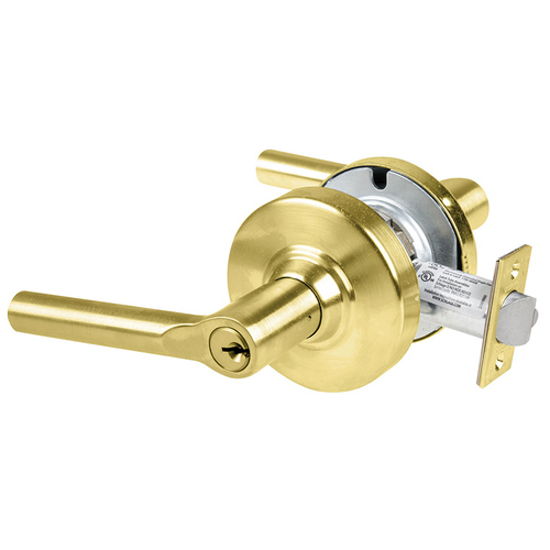 Cylindrical Lock Satin Brass