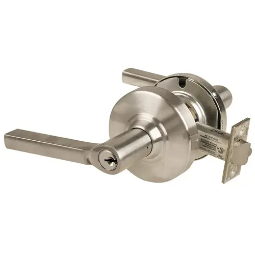 ND Series Entry C123 Keyway Latitude with 13-247 Latch 10-025 Strike Satin Nickel Finish