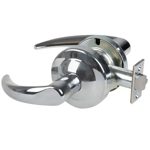 Cylindrical Lock Bright Chrome