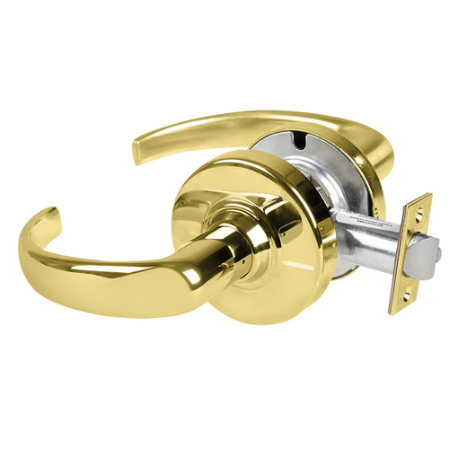 Cylindrical Lock Bright Brass