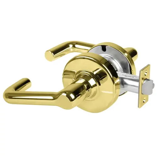 Cylindrical Lock Bright Brass