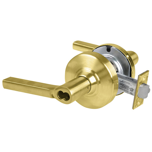 Cylindrical Lock Satin Brass