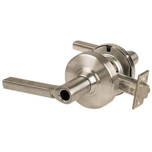 Lock Cylindrical Lock Satin Nickel Plated Clear Coated