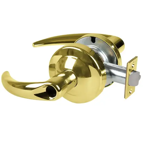 Cylindrical Lock Bright Brass