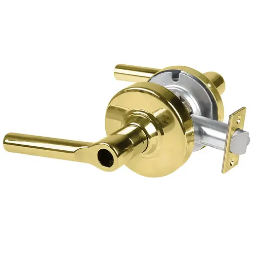 Lock Electric Cylindrical Lock Bright Brass