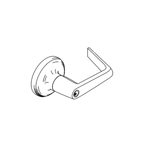 Cylindrical Lock Satin Bronze Clear Coated