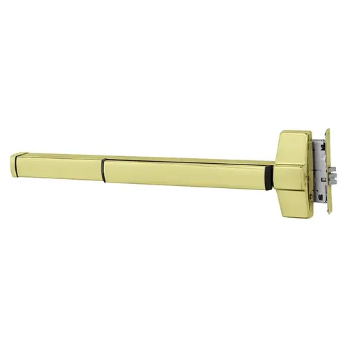 Electrified Exit Device Bright Brass