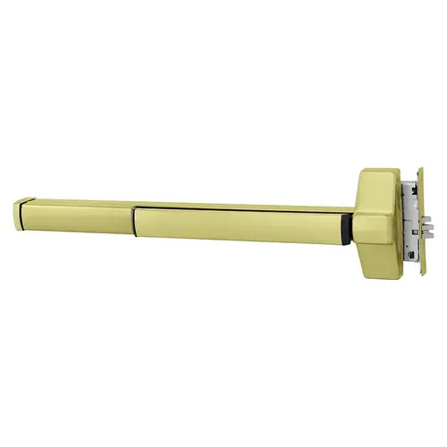 Electrified Exit Device Satin Brass