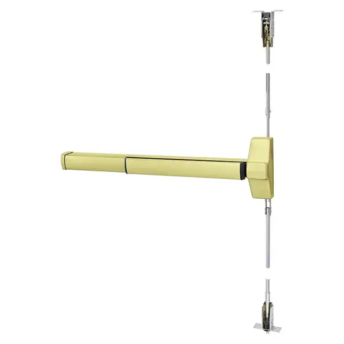 Exit Device Satin Brass