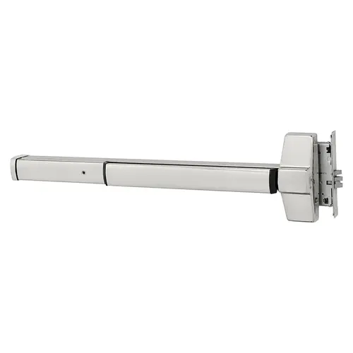 Electrified Exit Device Bright Stainless Steel