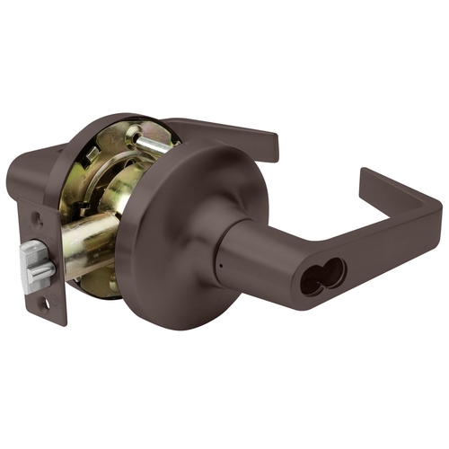 Cylindrical Lock Dark Oxidized Satin Bronze Oil Rubbed