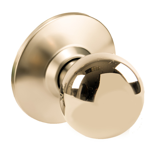 Cylindrical Lock Bright Brass