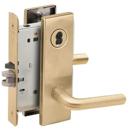 Mortise Lock Satin Brass