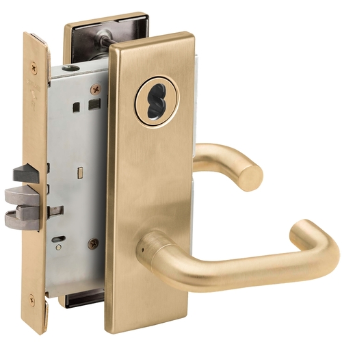 Lock Mortise Lock Satin Brass