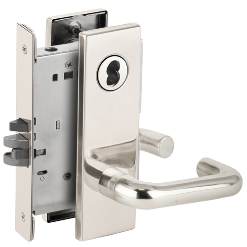 Mortise Lock Bright Stainless Steel