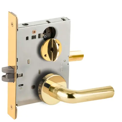 Mortise Lock Bright Brass