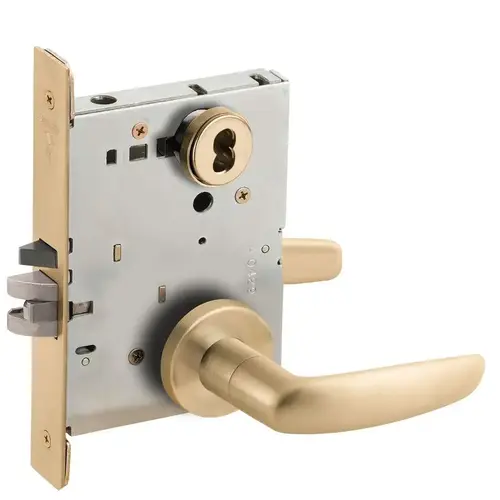 Lock Mortise Lock Satin Brass