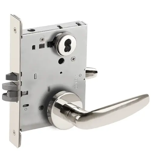 Mortise Lock Bright Stainless Steel