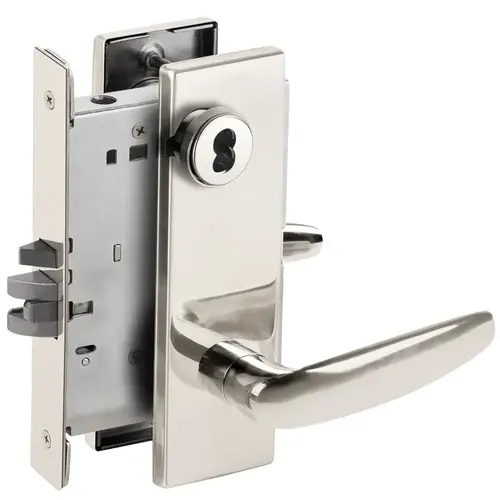 Mortise Lock Bright Stainless Steel