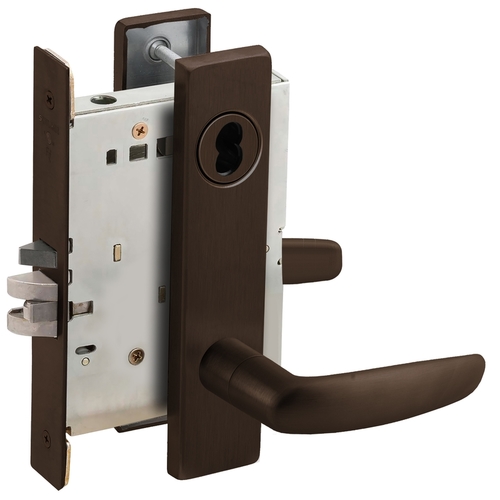 Mortise Lock Aged Bronze