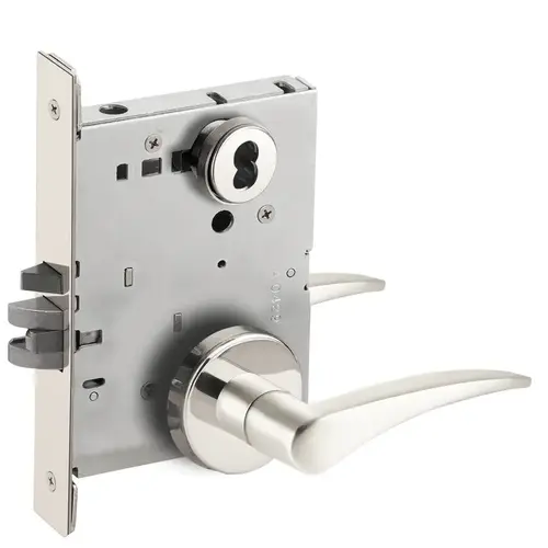 Mortise Lock Bright Stainless Steel