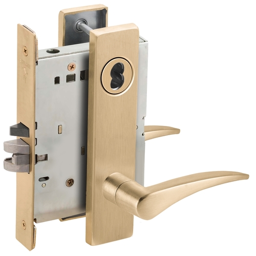 Lock Mortise Lock Satin Brass