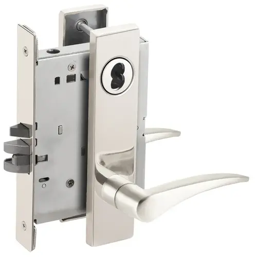 Mortise Lock Bright Chrome