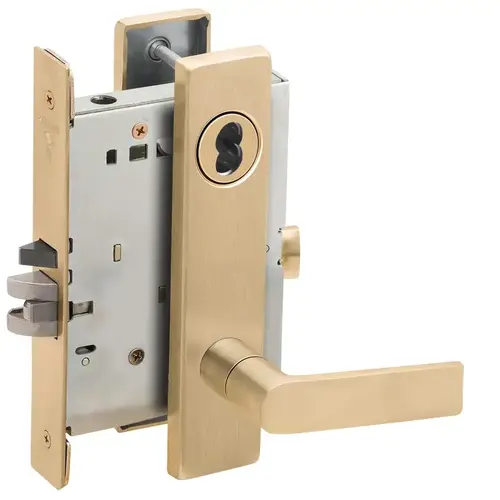 Mortise Lock Satin Brass