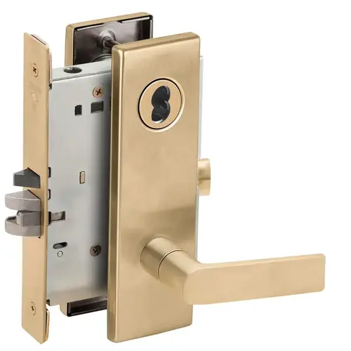 Mortise Lock Satin Brass