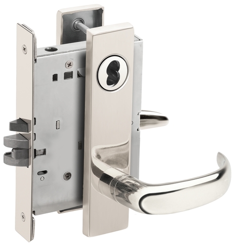 Mortise Lock Bright Stainless Steel