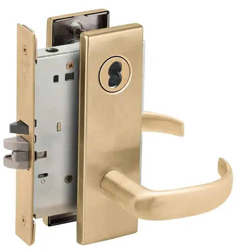 Lock Mortise Lock Satin Brass