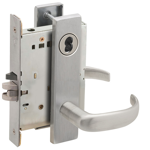 Lock Mortise Lock Satin Stainless Steel