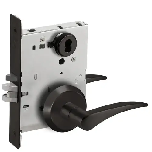 Mortise Lock Flat Black Coated