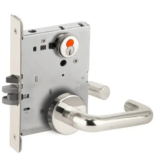 Mortise Lock Bright Chrome