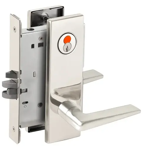 Mortise Lock Bright Stainless Steel