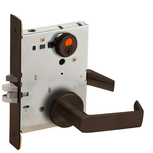 Mortise Lock Aged Bronze