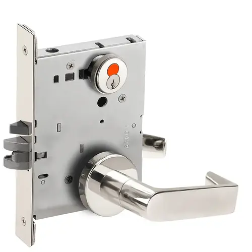 Mortise Lock Bright Stainless Steel