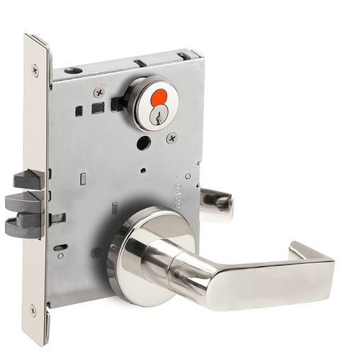 Mortise Lock Bright Stainless Steel