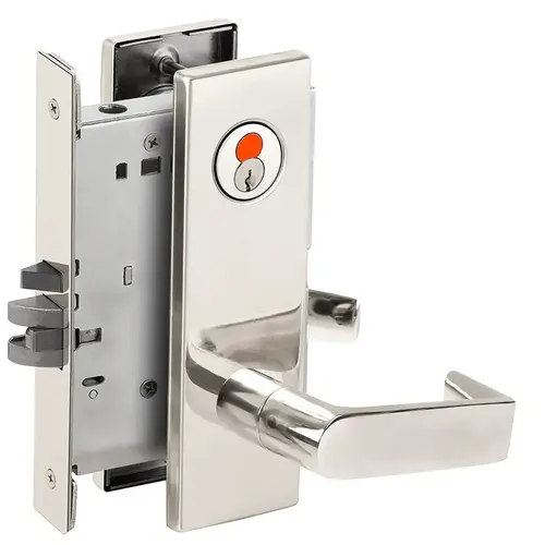 Mortise Lock Bright Stainless Steel