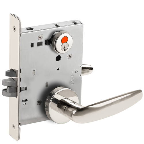 Mortise Lock Bright Chrome