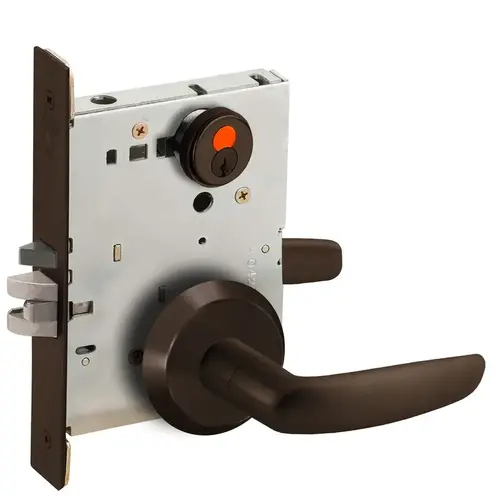 Mortise Lock Aged Bronze