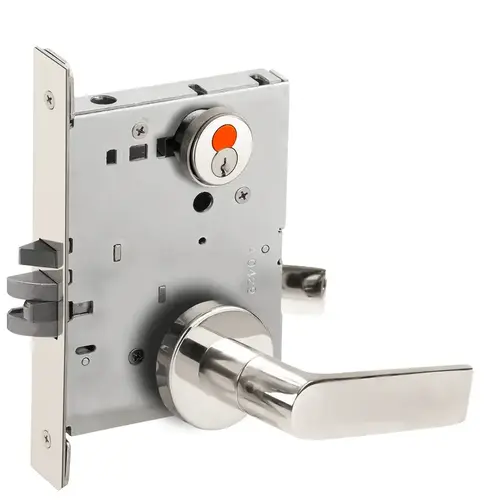 Mortise Lock Bright Chrome