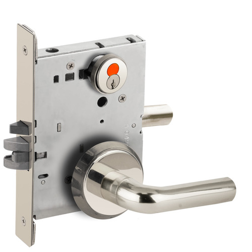 Mortise Lock Bright Stainless Steel