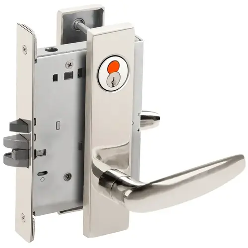 Mortise Lock Bright Chrome